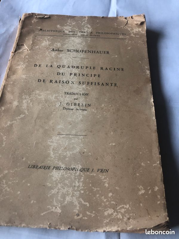 De la quadruple racine du principe de raison suffisante - Arthur Schopenhauer (image 1)