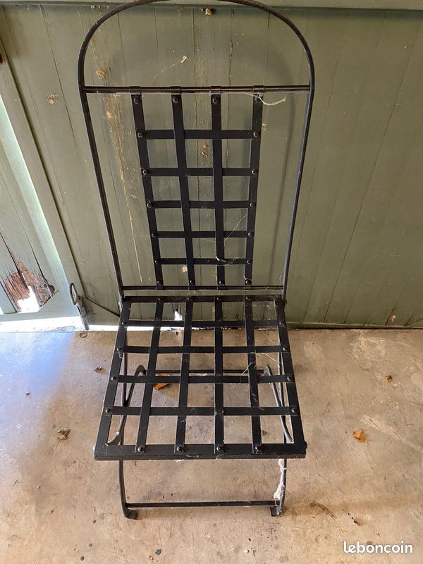 Chaises en fer forgé (image 1)