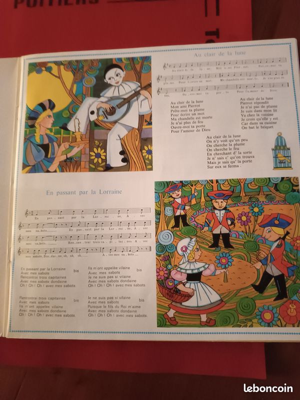 33 tours " Chansons dorées de notre enfance " (image 4)