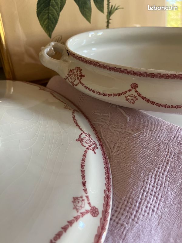 Légumier ancien en faïence anglaise – modèle Ledbury – Belle Époque (image 6)