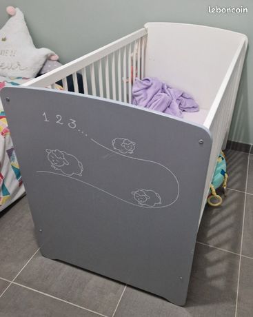 OUEST ANNONCES  À vendre lit bébé ou enfant en bas âge, de marque Sauthon