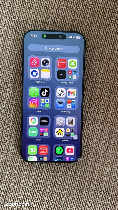 IPhone 16 Pro Max 256 Go – État neuf – Batterie 100% (image 1)