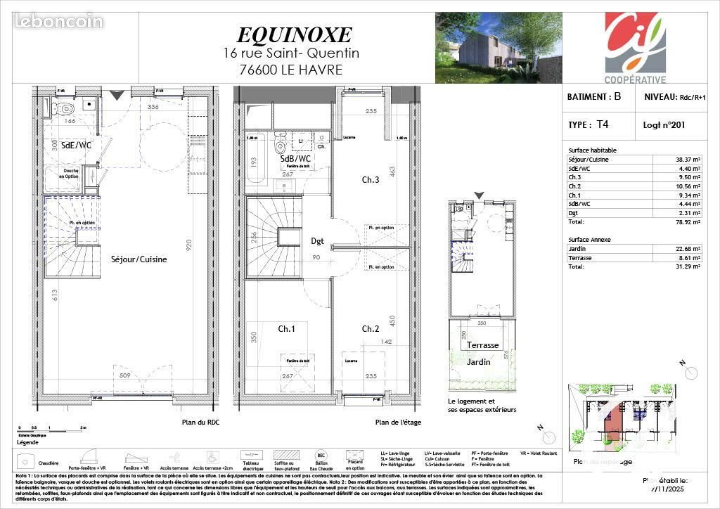 Maison 4 pièces 78 m² · à Le Havre · 78 m² · 213 000 €