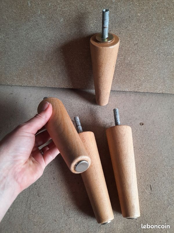 Pieds de lit en bois 15 cm (image 5)