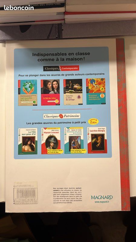 Grevisse Cahier de grammaire 2de-1re – Français – Bac (image 2)