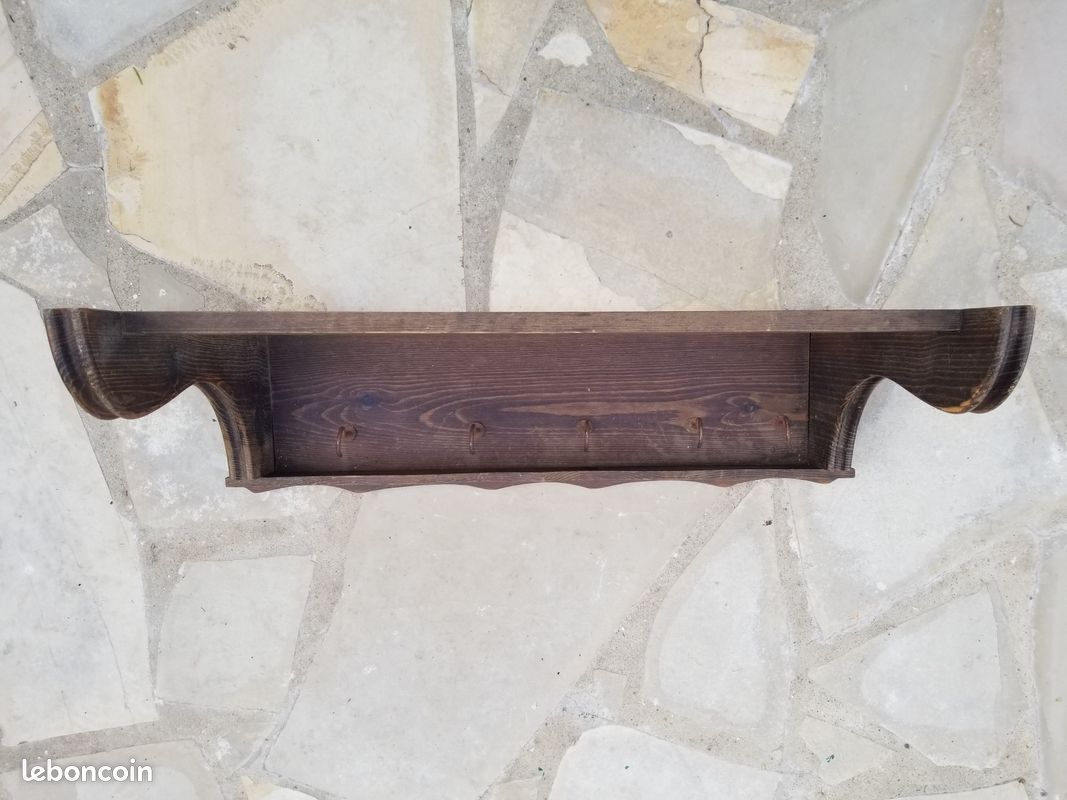 Accroche casseroles murale en bois (image 5)