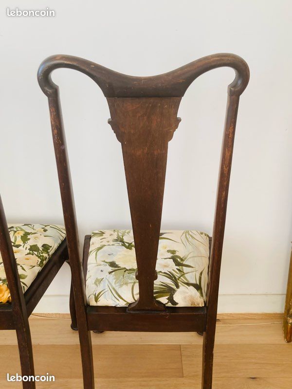 Lot 2 chaises Art Nouveau (image 9)