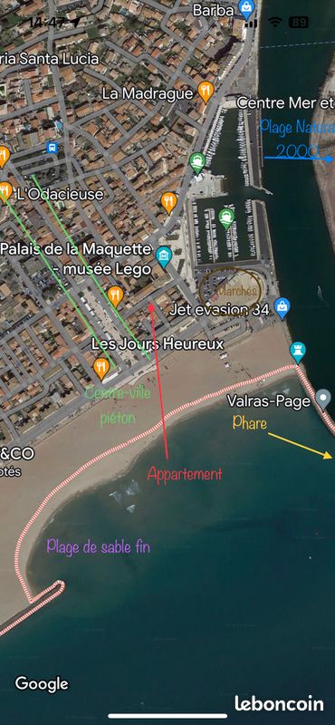 Grand T3 à quelques mètres de la plage (image 6)