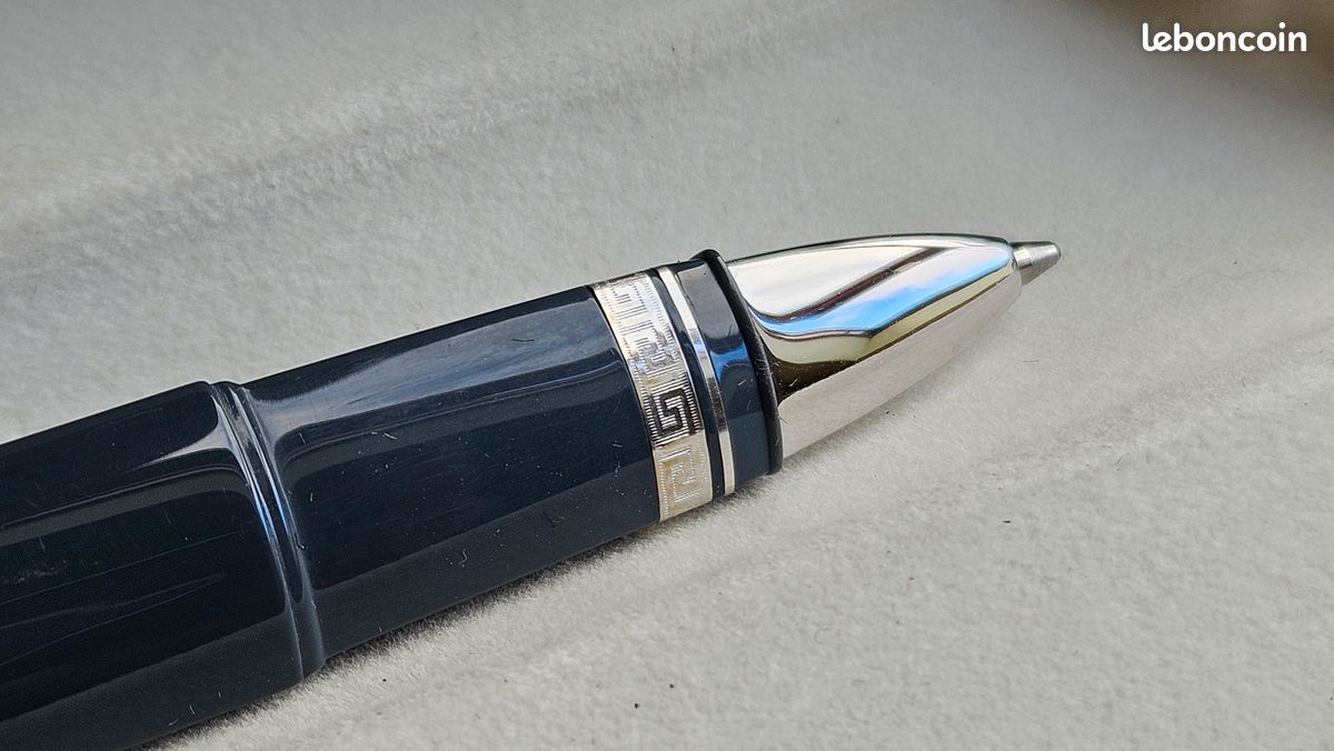 Stylo Roller OMAS 360 - Taille La Plus Grande - Noir - Neuf De Stock (sans Emballage) - Prestige