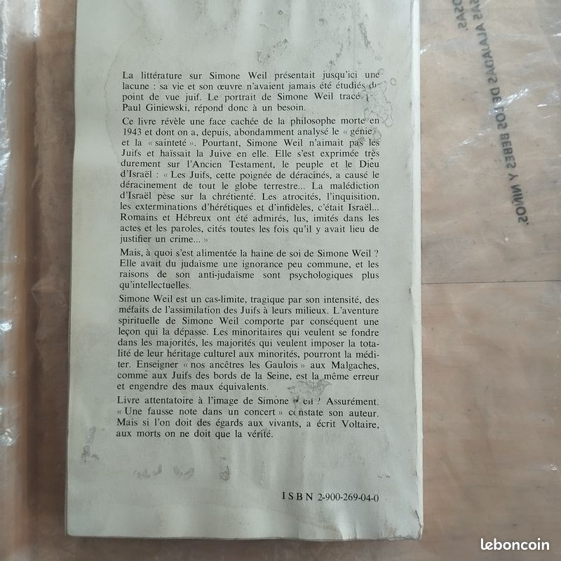 Simone Weil ou la Haine de soi (image 2)