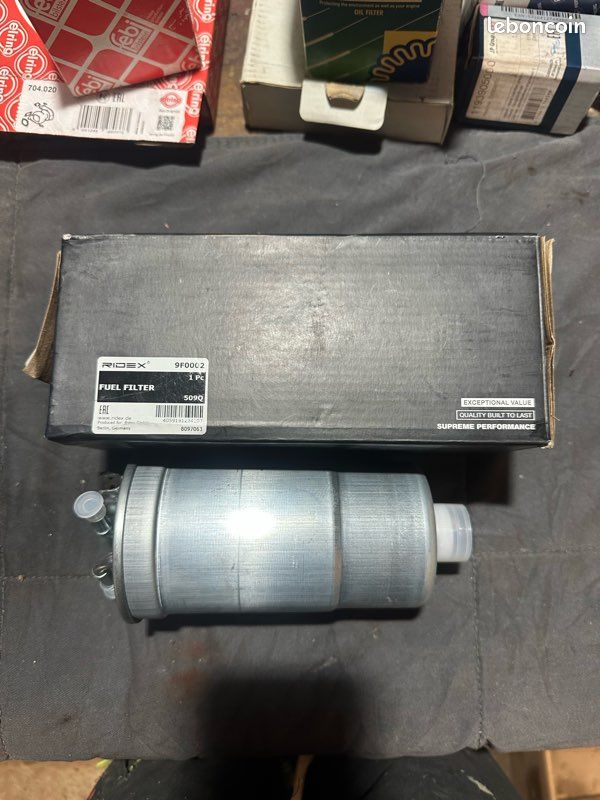 Filtre à carburant RIDEX 9F0002 pour véhicules Volkswagen, Audi, Seat, Skoda – Neuf (image 3)
