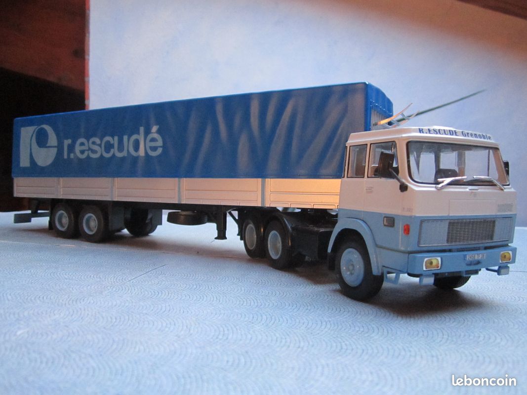 Altaya 1/43 - Tracteur Scania Avec Semi-remorque CMA CGM - Zamac - Occasion