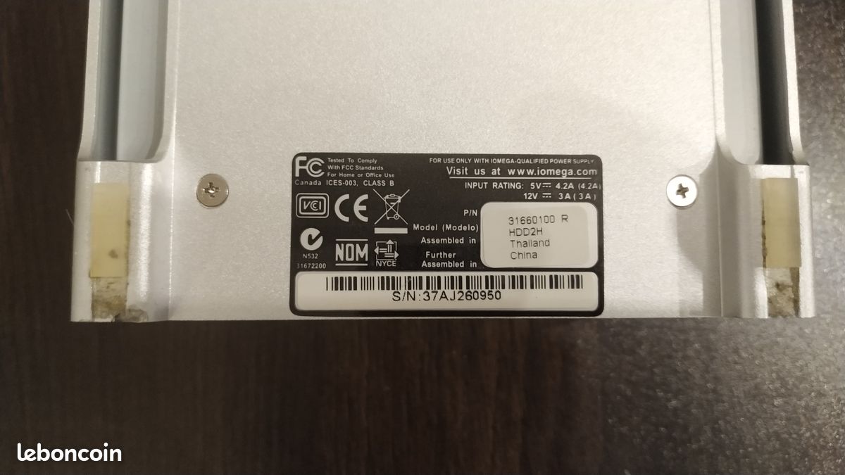 Disque dur RAID Iomega HD Ultramax 2x 500Go (image 3)