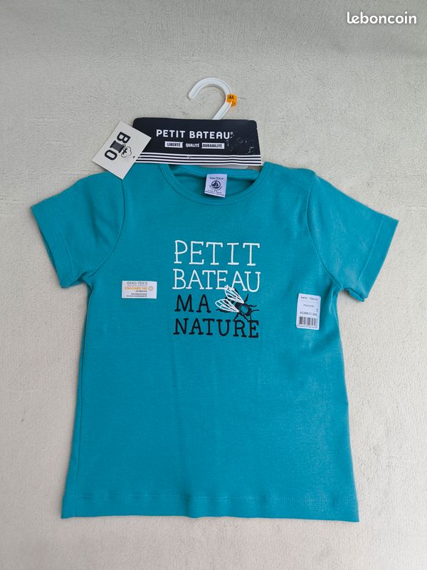 Petit Bateau – Pyjacourt Manches Courtes Garçon En 100% Coton, Confort Absolu Pour Les Nuits Douces
