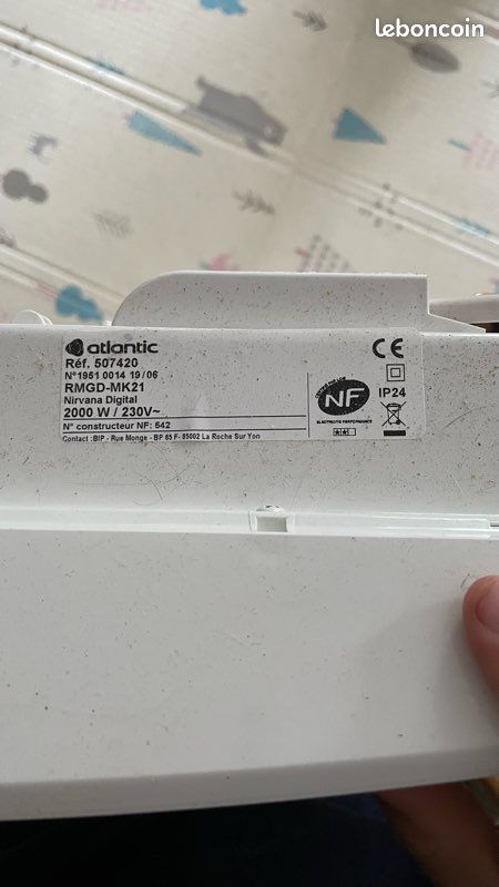 Radiateur horizontal Atlantic 2000W (image 5)