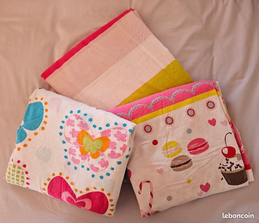Lot 3 housses de couette fille (image 1)