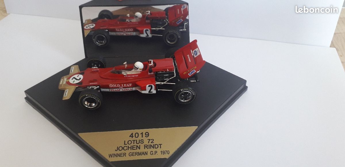 Lotus 72 Jochen Rindt Winner German GP 1970 4019 1/43 Quartzo F1