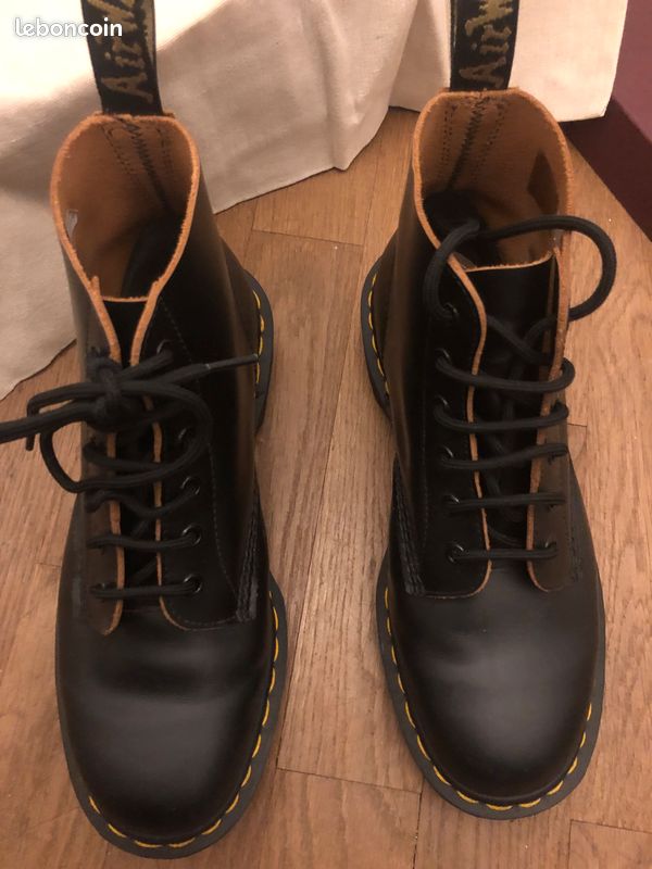 Doc Martens boots 101 état neuf - "Originals Made in england" - cuir Quilon - Taille 42 (image 1)