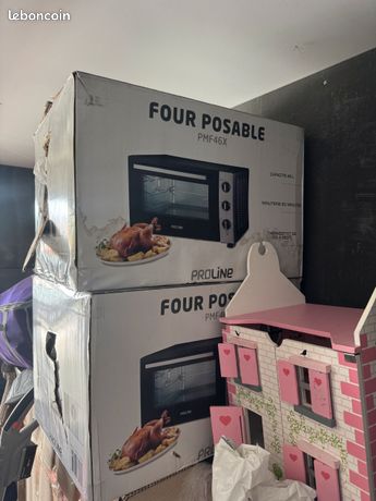 Four posable Proline PMF60A 2000 W Noir pas cher - Mini-four Four posable Proline PMF60A 2000 W Noir pas cher - Mini-four