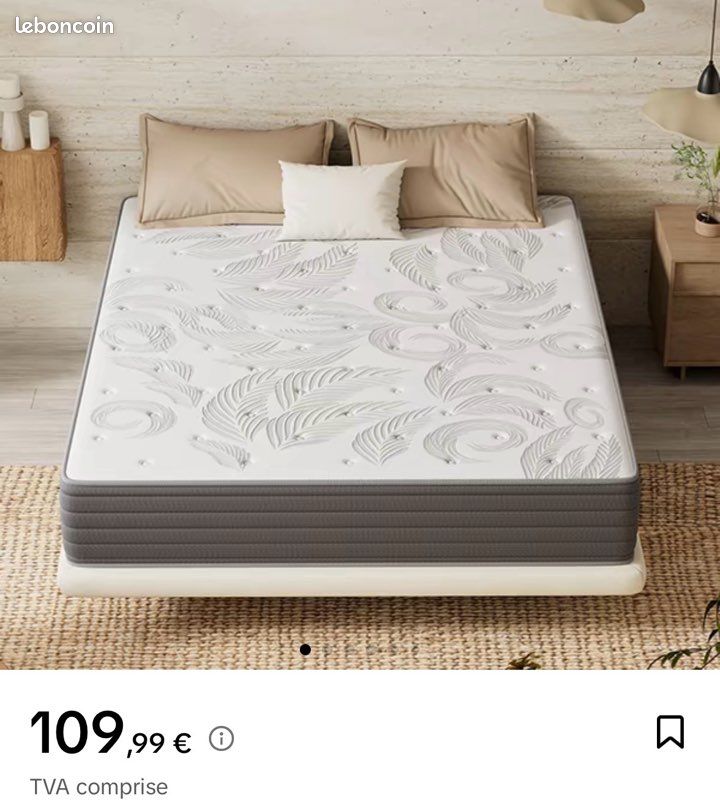 Matelas 90x200 (image 1)