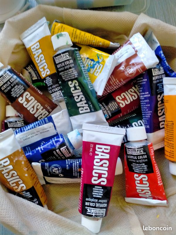 Tubes peintures acryliques (image 2)
