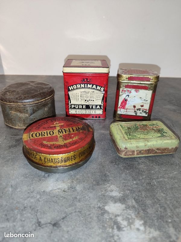 Lot de boîtes ancienne (image 1)