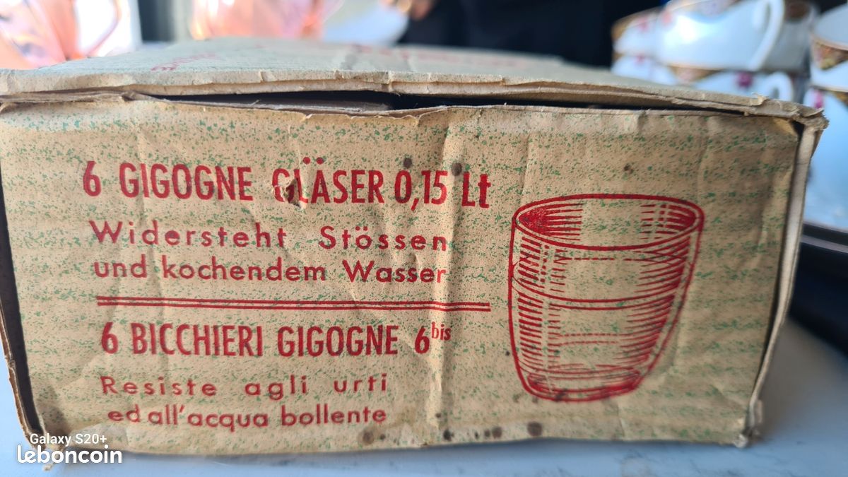 6 verres dualex 1960 (image 2)