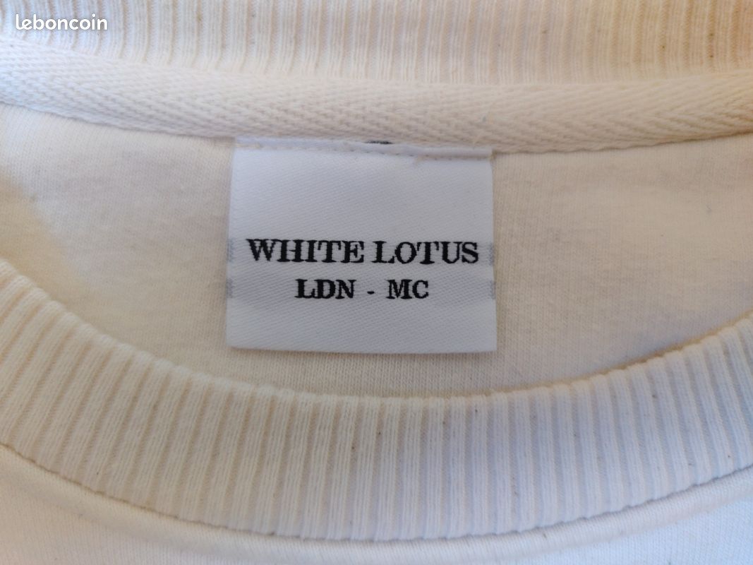 Sweat White Lotus London Taille M (image 5)