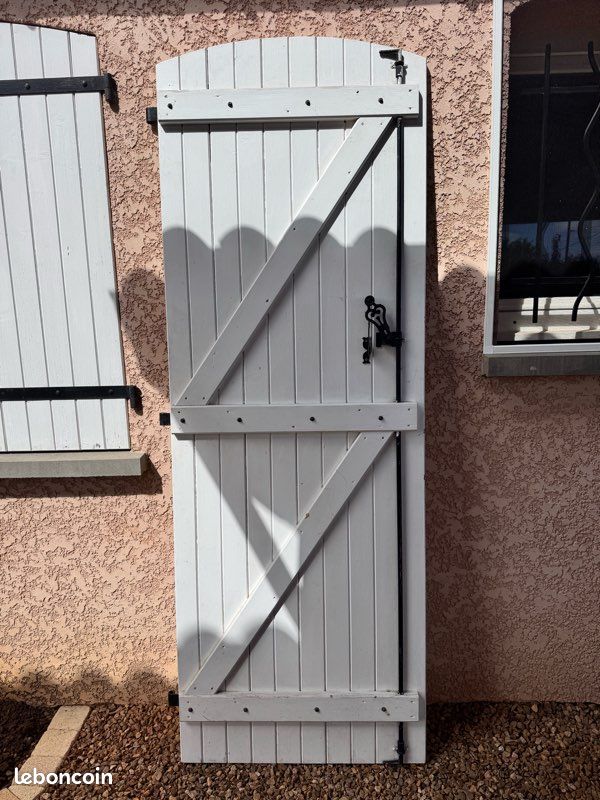 Ensemble porte-fenêtre 1 vantail et fenêtre MILLET et volet bois, fenêtres (image 2)