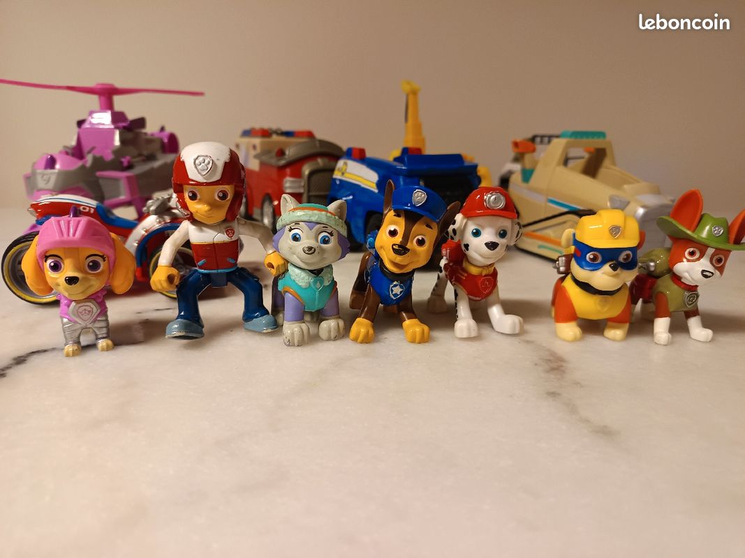 Lot de 7 véhicules Pat Patrouille et leur figurine (image 2)