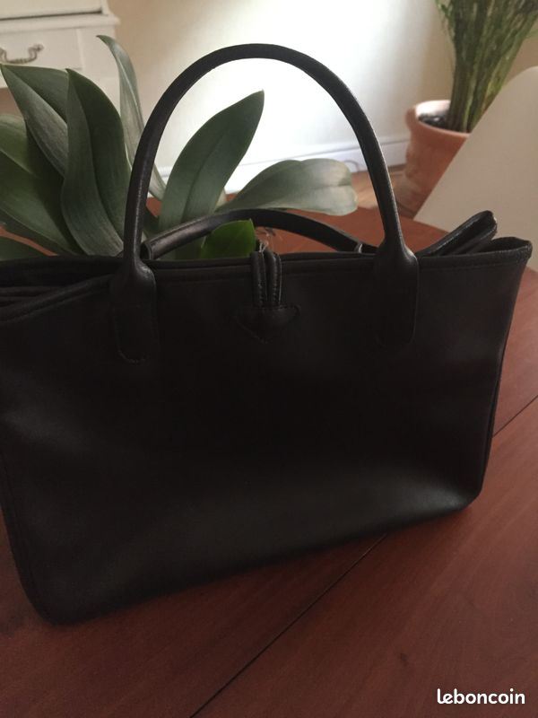 Sac cuir marque lonchamp (image 3)