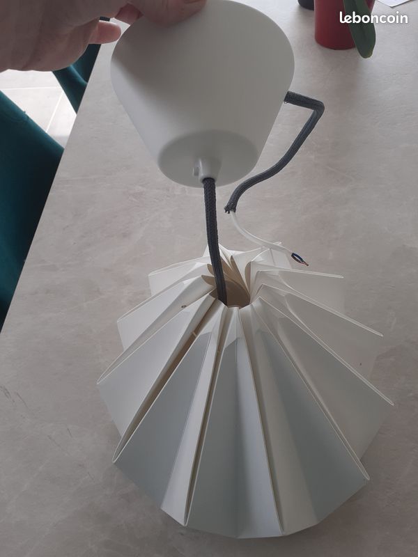 Suspension origami blanche tedzukuri (image 2)