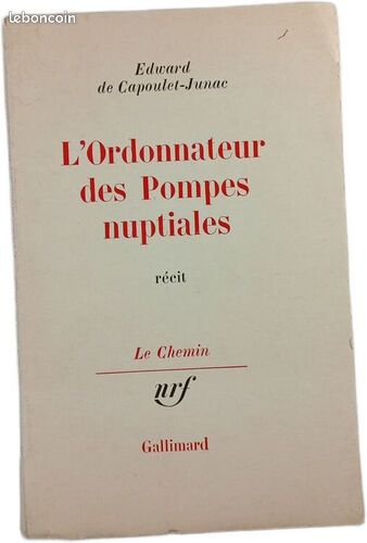 [Livre] L'Ordonnateur des Pompes nuptiales - Bon état (image 1)