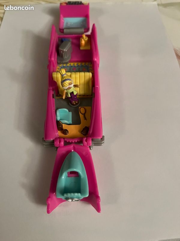 Polly Pocket Voiture décapotable BlueBird vintage (image 3)