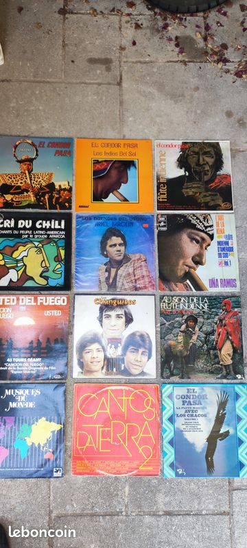 Lot 12 disques vinyls 33t "musiques amérique du sud" (image 1)