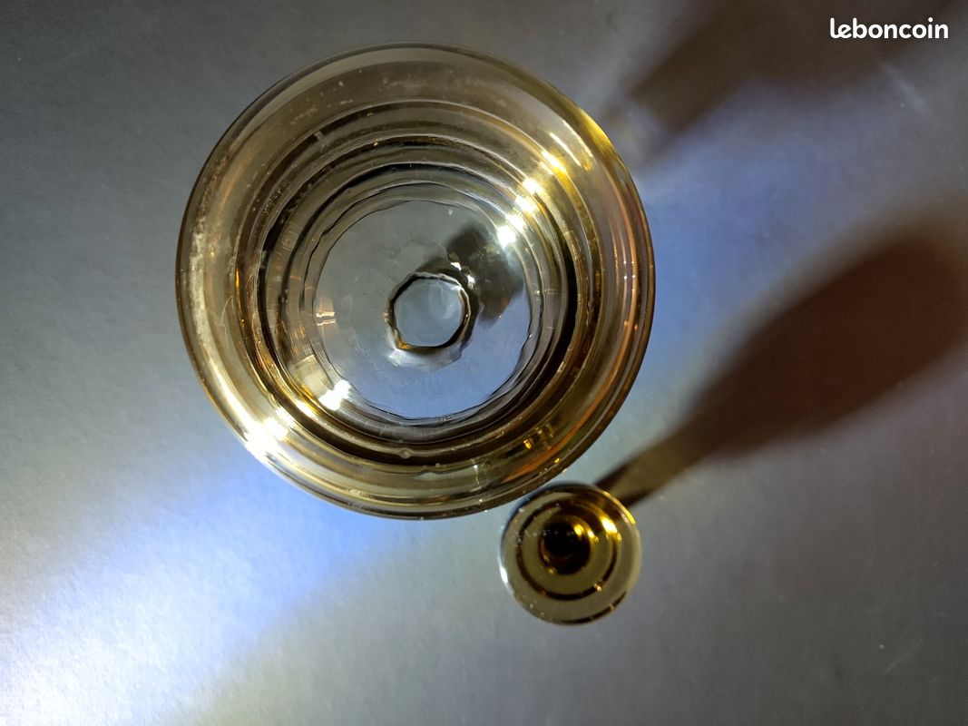 Service en verre fumé vintage – Carafe + 6 verres (image 6)
