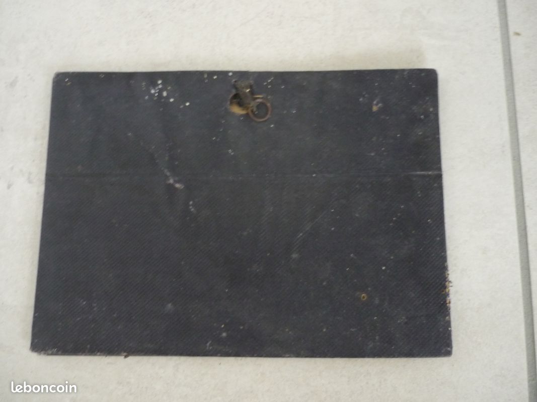 Ancienne carte postale sous verre nacrée (image 3)