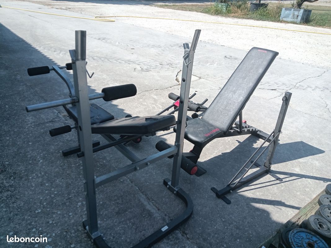 💪 Banc de musculation + lot d’haltères et poids – 200 le lot (image 5)