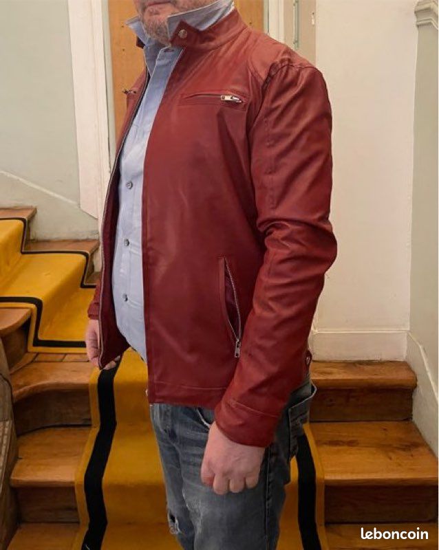 Veste bordeaux David Casual (image 2)