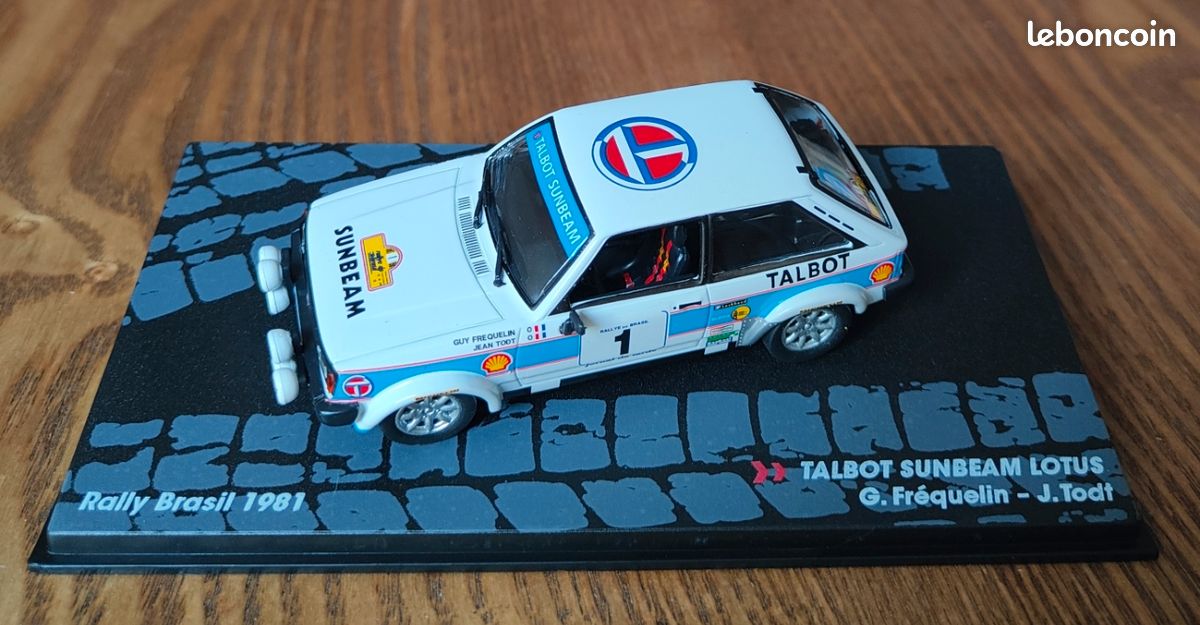 Ixo 1:43 Talbot Sunbeam Lotus #9 Rallye Tour de Corse 1981 Toivonen