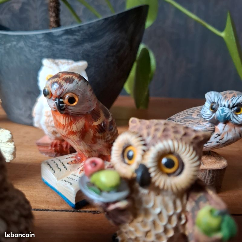lot de chouettes et hiboux (68