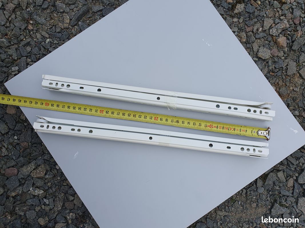 Lot de 2 paires de glissières à galets (image 2)