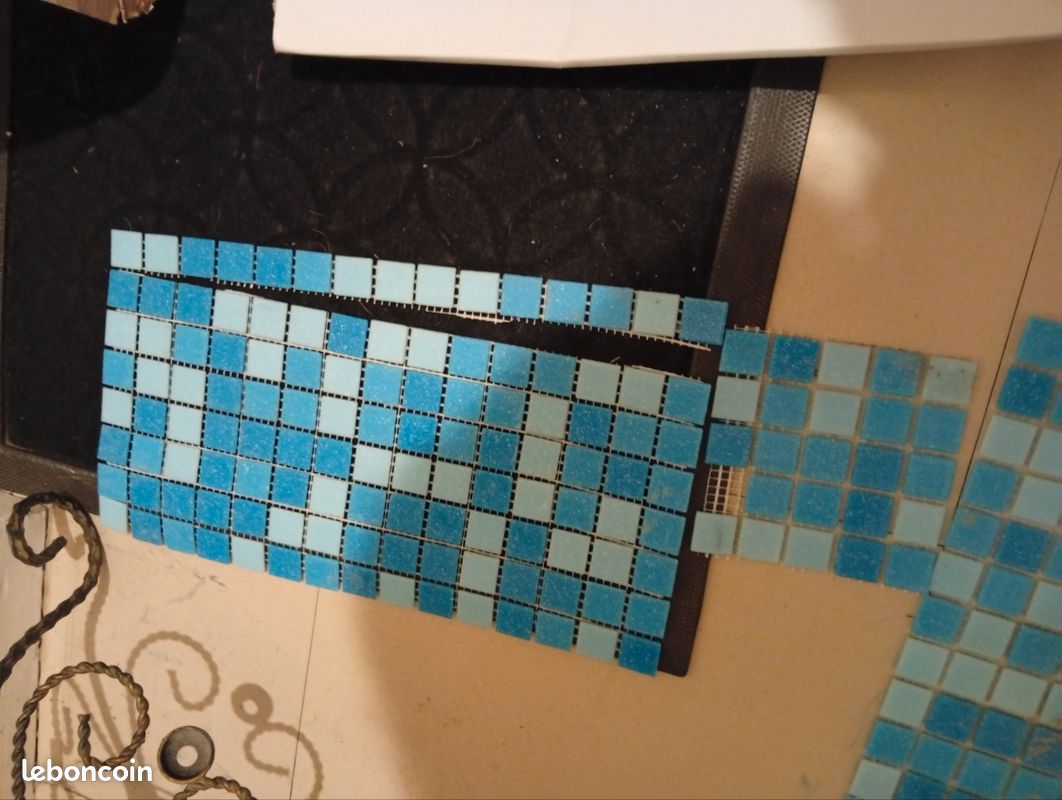 Mosaïque bleue carrelage (image 6)