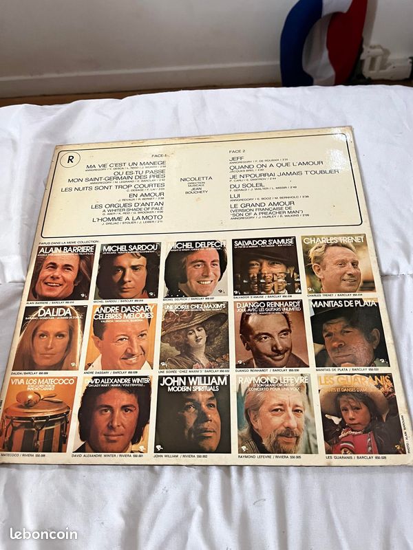 Vinyle 33 tours nicoletta ma vie c est un manege (image 2)