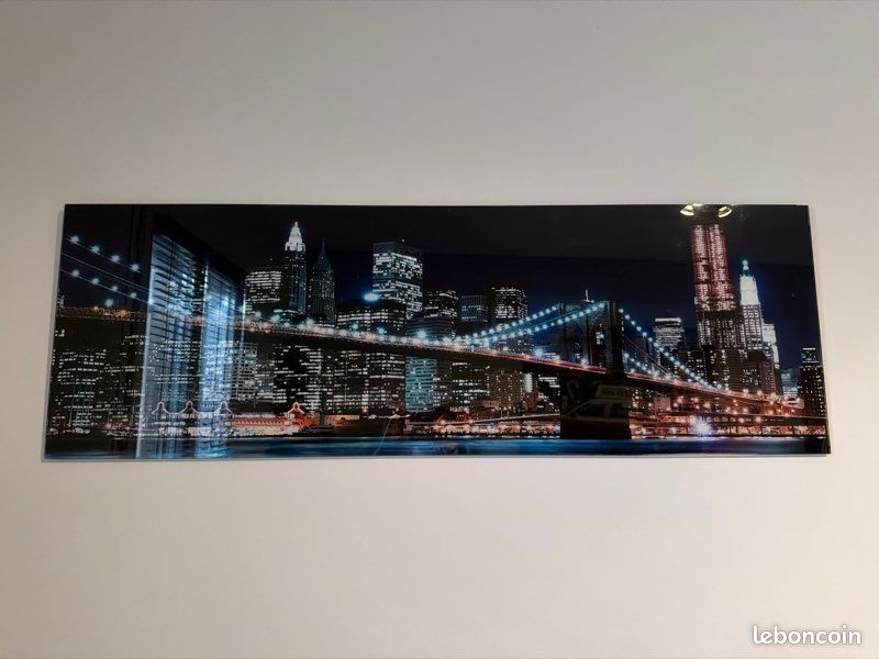Tableau New York en verre (image 1)