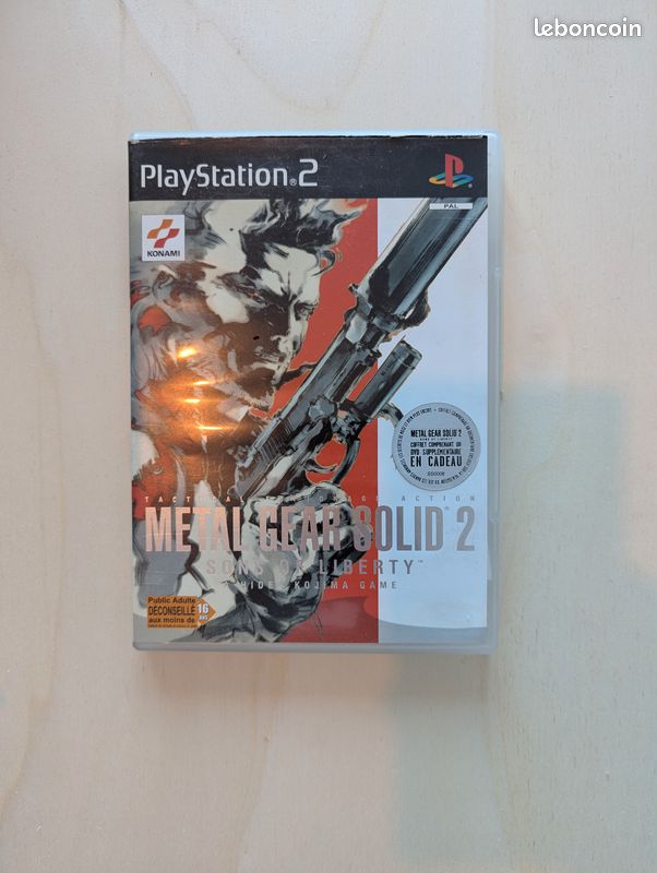 Metal Gear Solid 2 Sur PS2 - Édition Rare Super Complet, Très Bon état