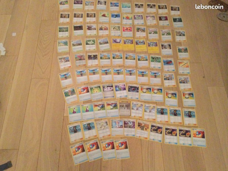Cartes Pokémon 2 V + 153 communes +53 peu communes + 49 rares (image 5)