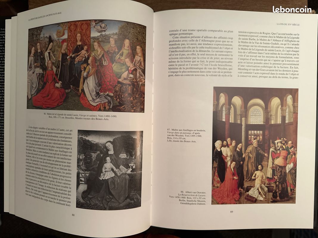La peinture dans les anciens Pays-Bas XV/XVI siècle, édition Flammarion (image 5)