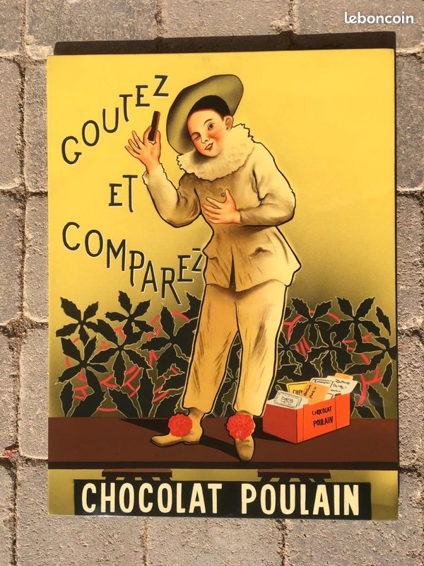 Affiche Publicitaire Ancienne – Cycles Rochet – Reproduction Encadrée – 40x30 Cm