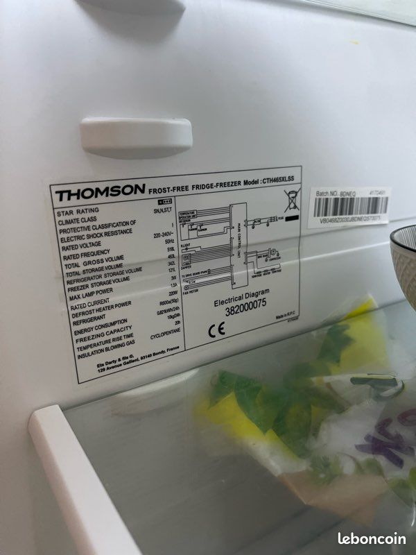 Frigo congélateur Thomson (image 6)